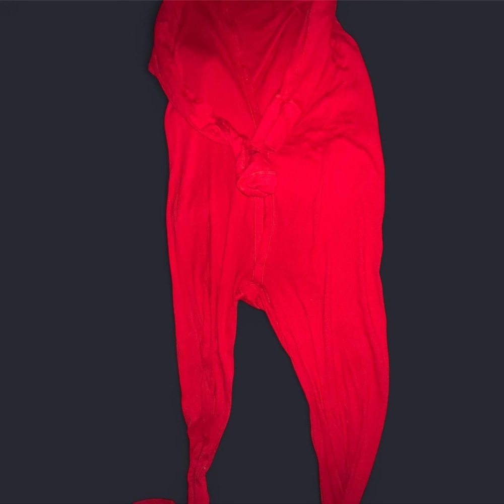 Red pj onesie